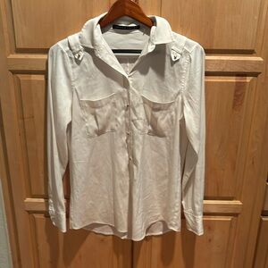 Ivanka Trump white button up blouse women’s size small
